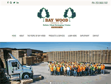 Tablet Screenshot of bay-wood-products.com